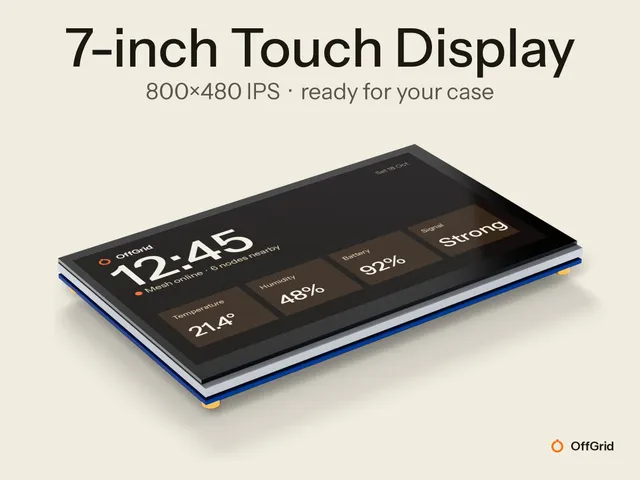 7-inch IPS Touch Display 800x480 (DSI) - 3D Reference Model