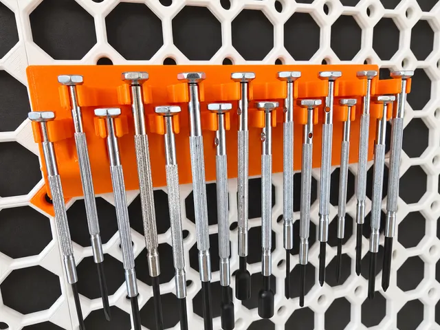 16-Driver Precision Screwdriver Rack for Multiboard (6×5)
