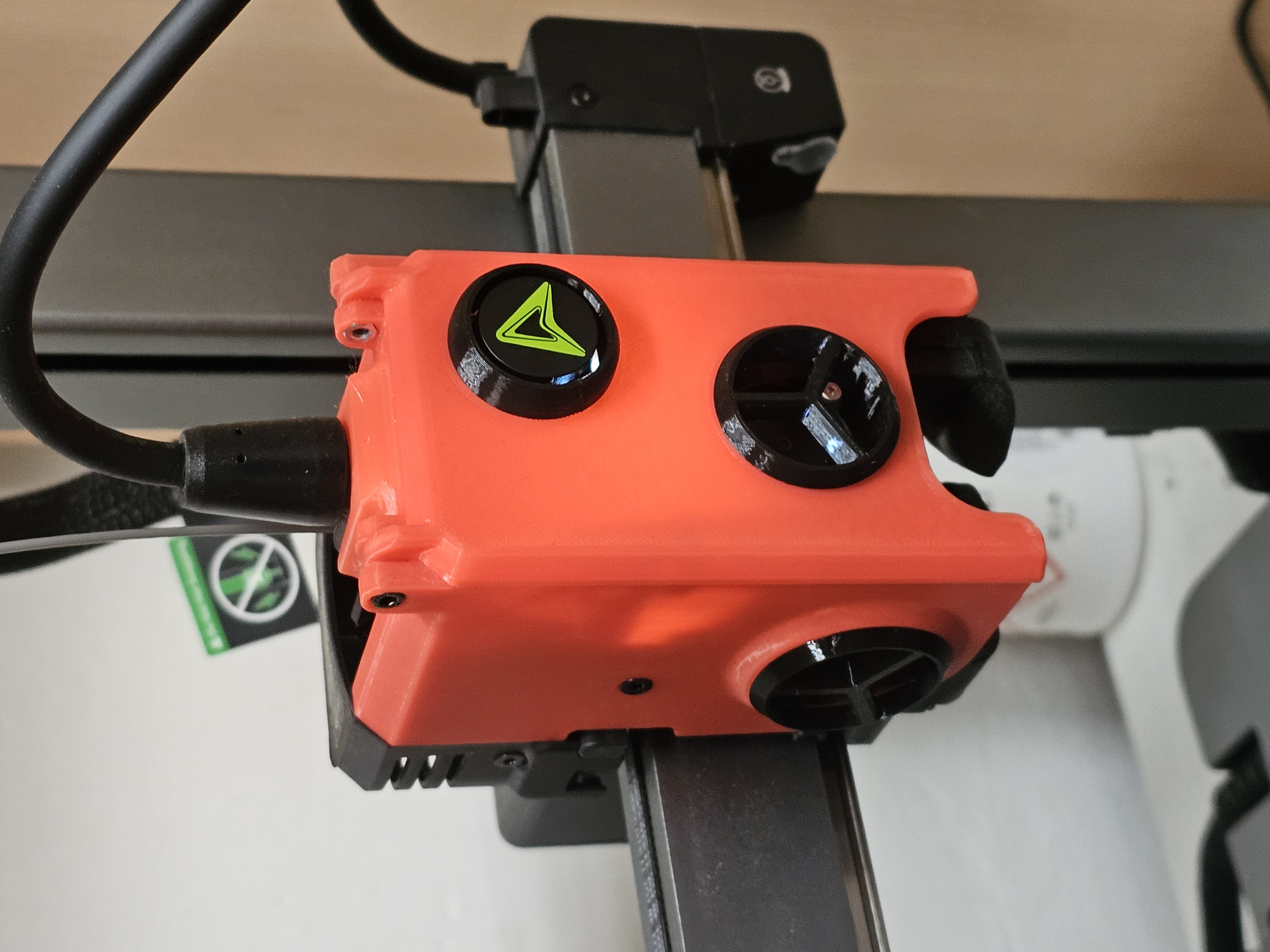 Creality Hi extruder cover with door SHORTER VERSION