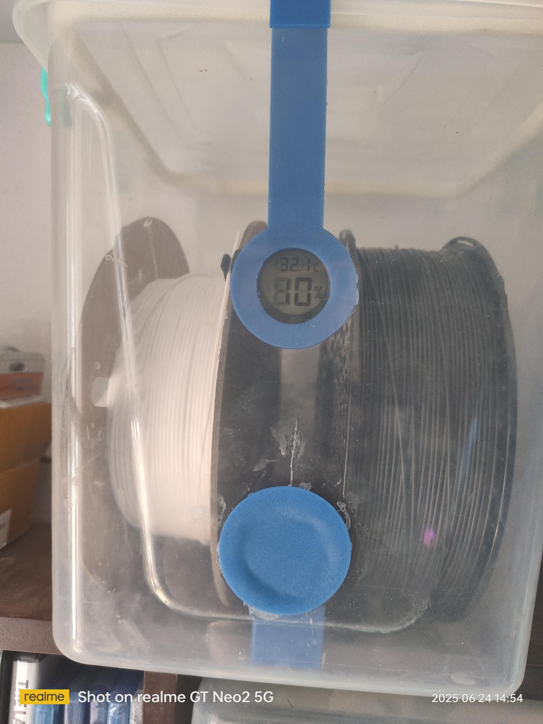 Hydrometer Holder for Filament Dry Box