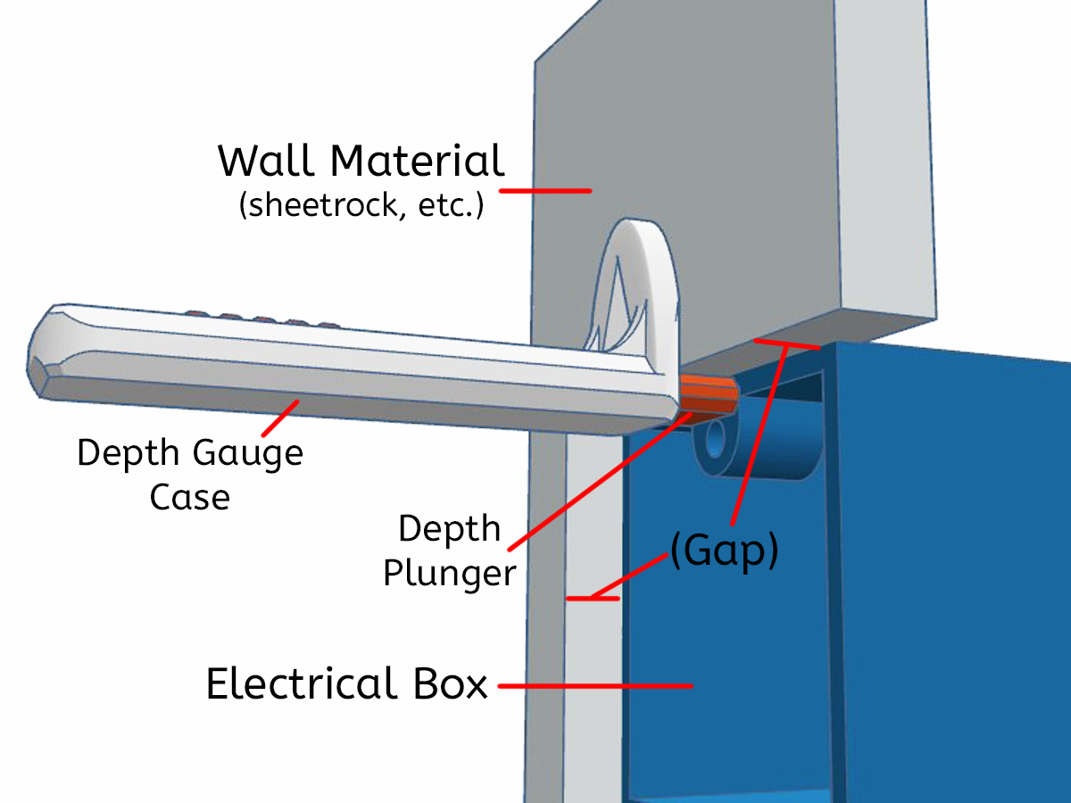 Depth Gauge (for Electrical Outlet Spacers, and many other uses) — miniatura 8