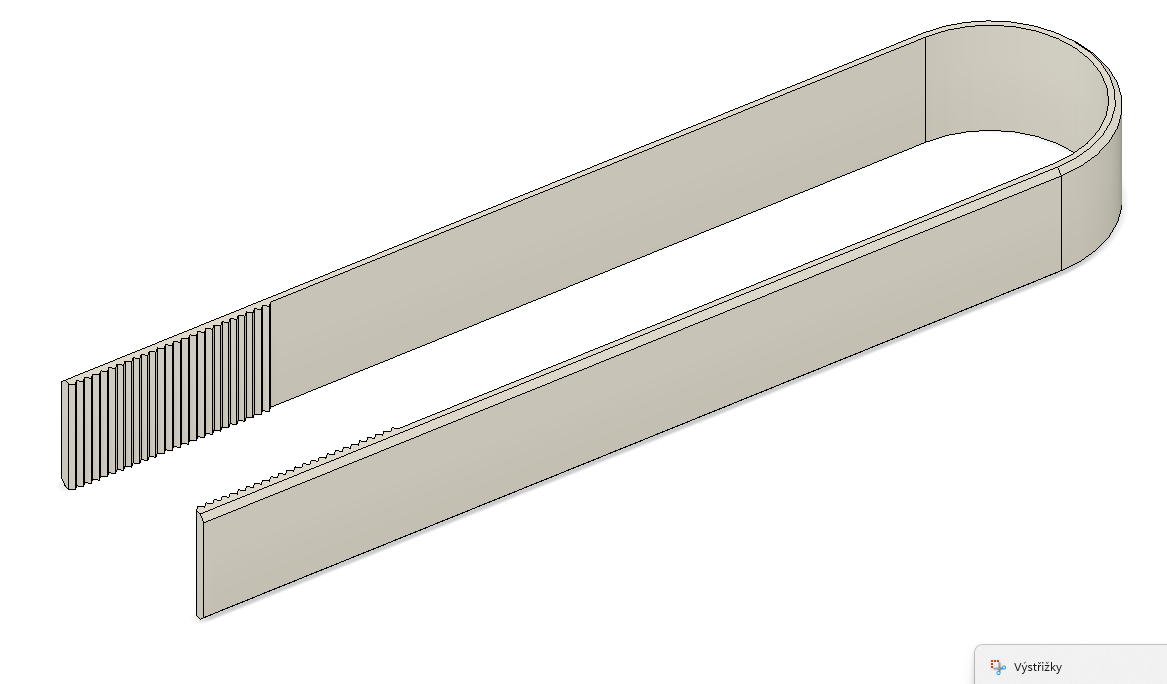 Soil block tweezer 3D model