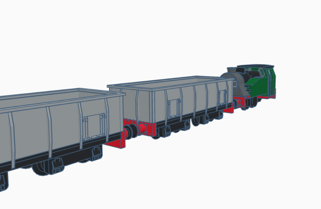 TT9 gauge bogie coal wagon