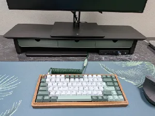 Gridfinity Drawers for Grovemade Medium Monitor Stand