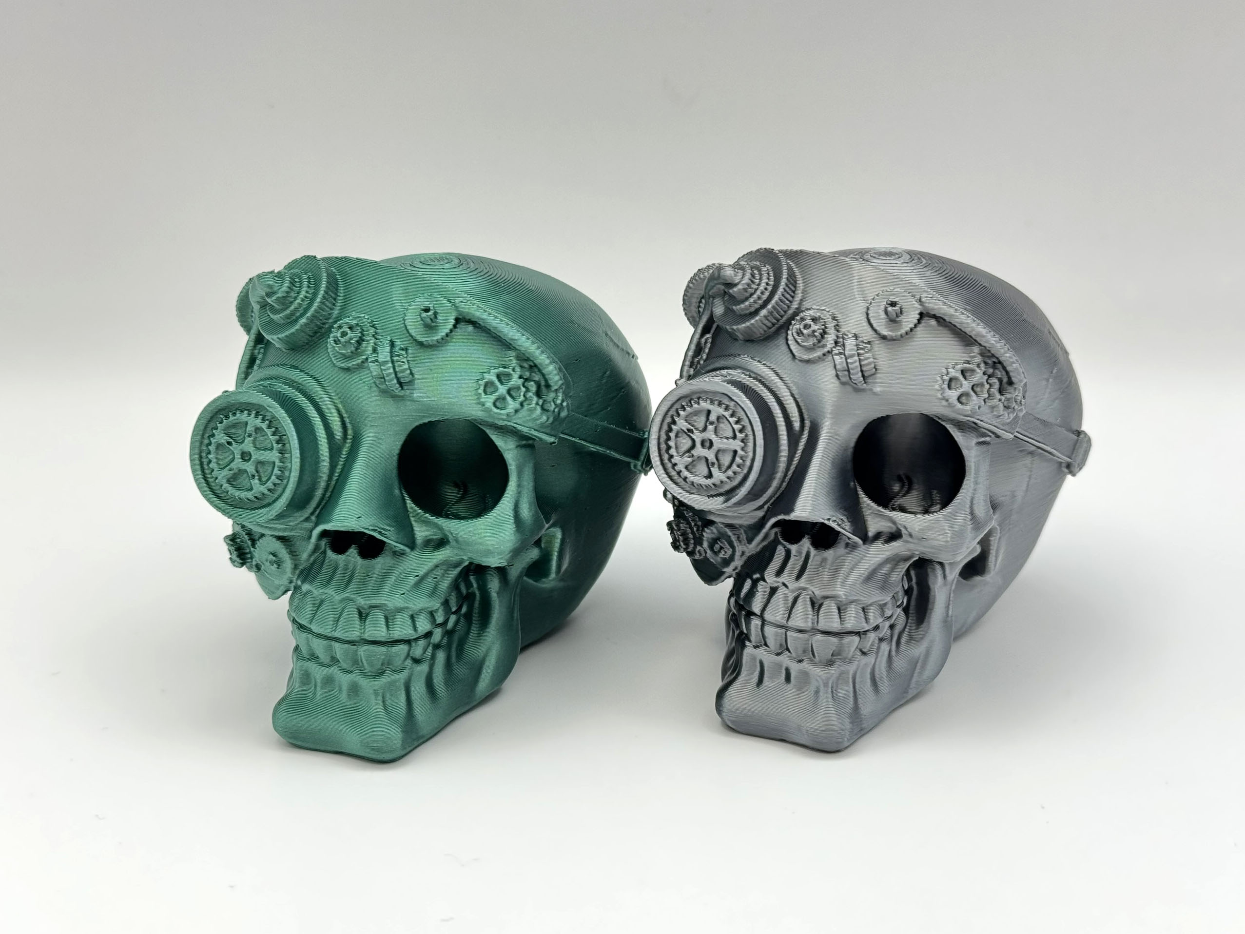 Steampunk Gear Skull