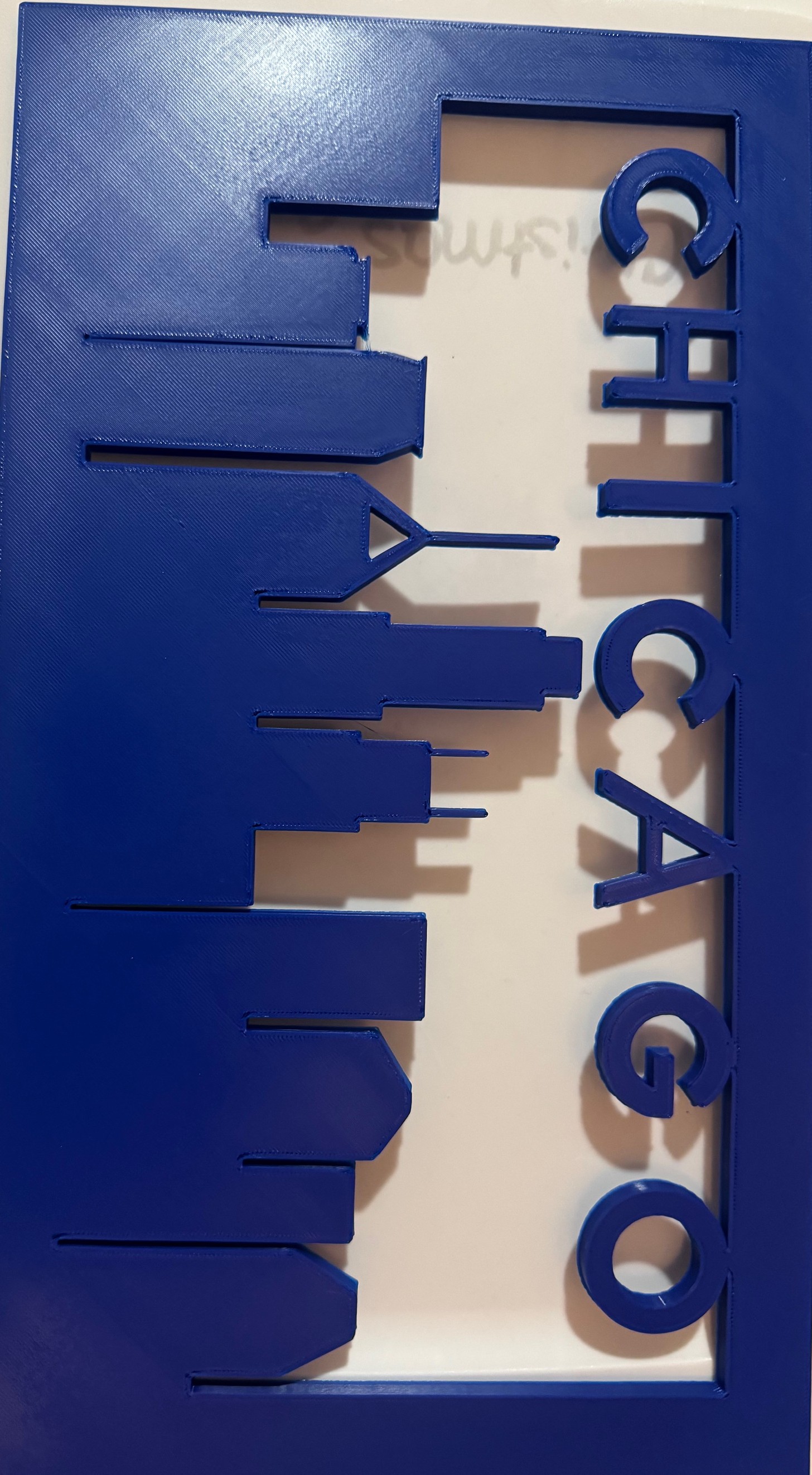 Chicago Skyline Wall Hanging