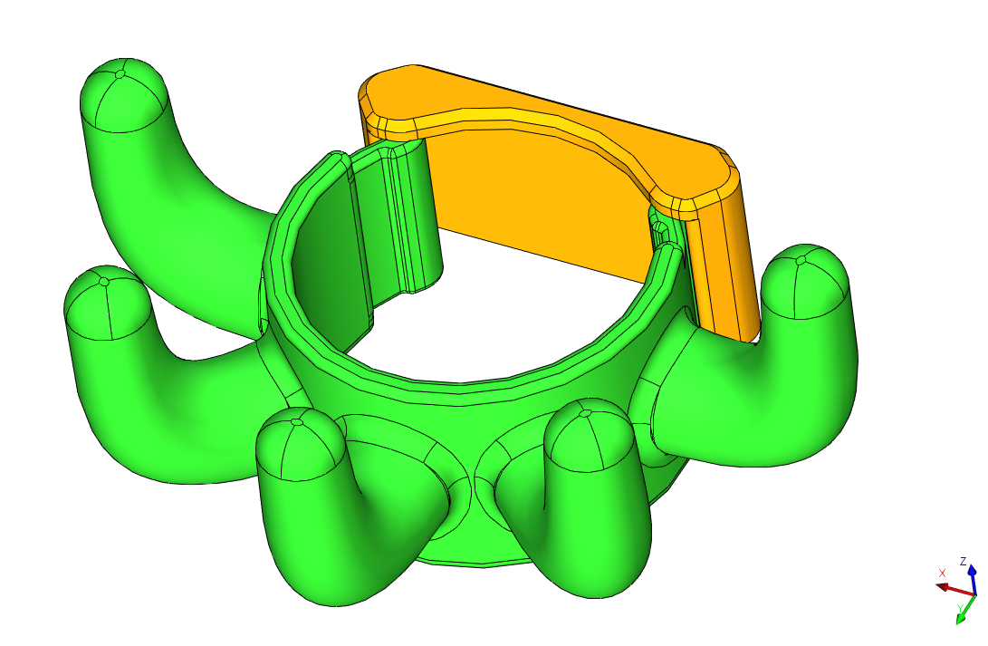 Hook for shower pipe (d=25mm)