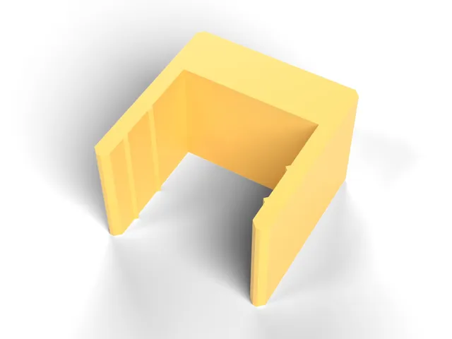 Door Slam Stopper - Clip-On Door Edge Guard that Stops the Door Shutting, No Supports (OpenSCAD)