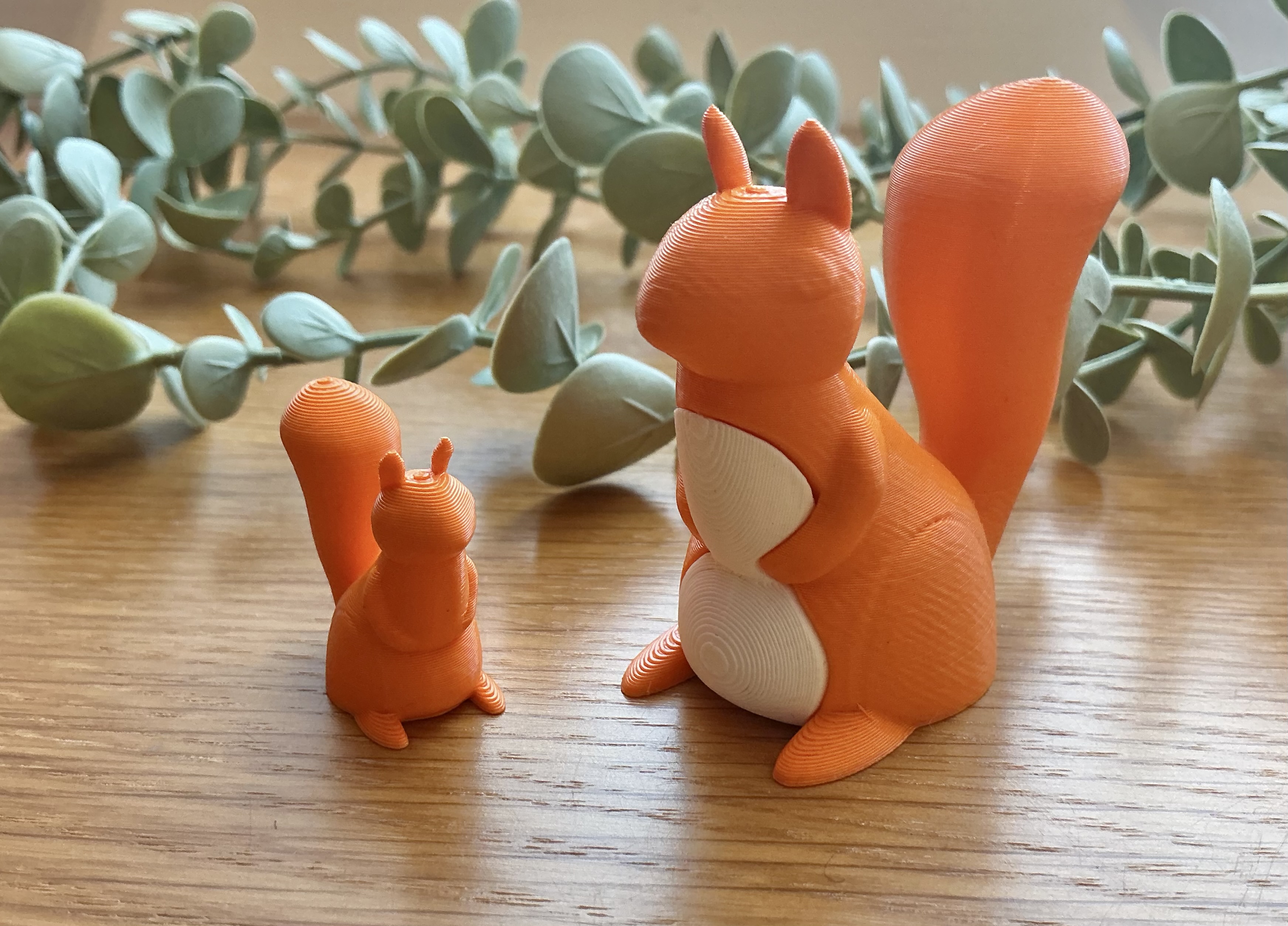 Cute Squirrel - No MMU/AMS needed - No supports