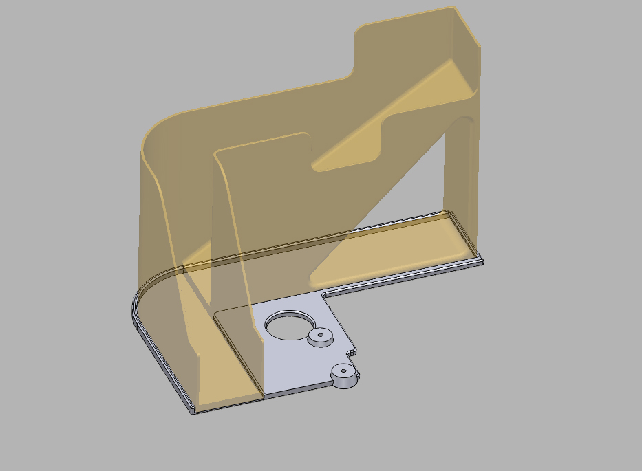 Qidi Q2 Purge Bin Holder