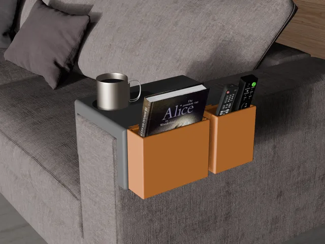 Customizable Armrest/Shelf Table
