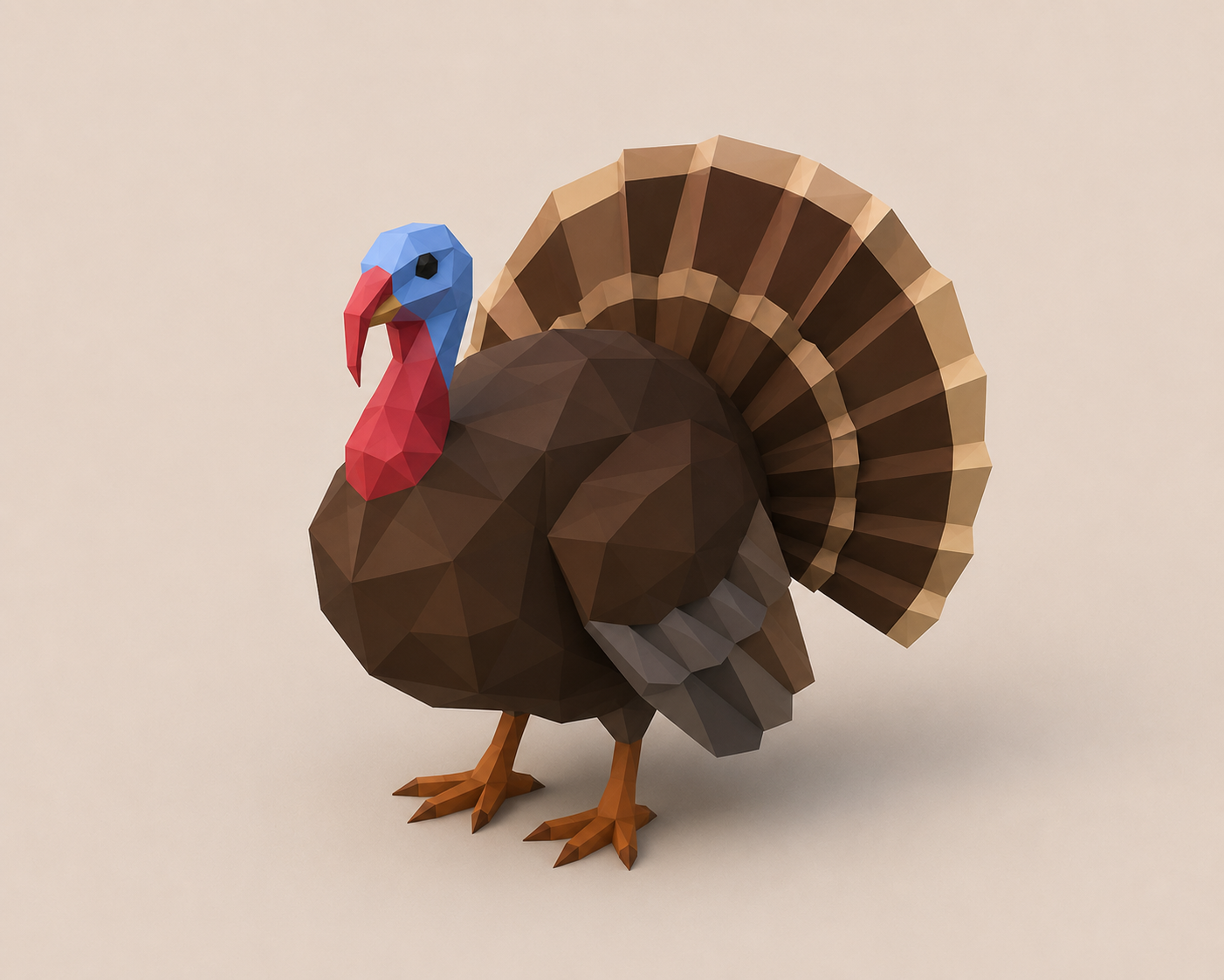 Low Poly Turkey