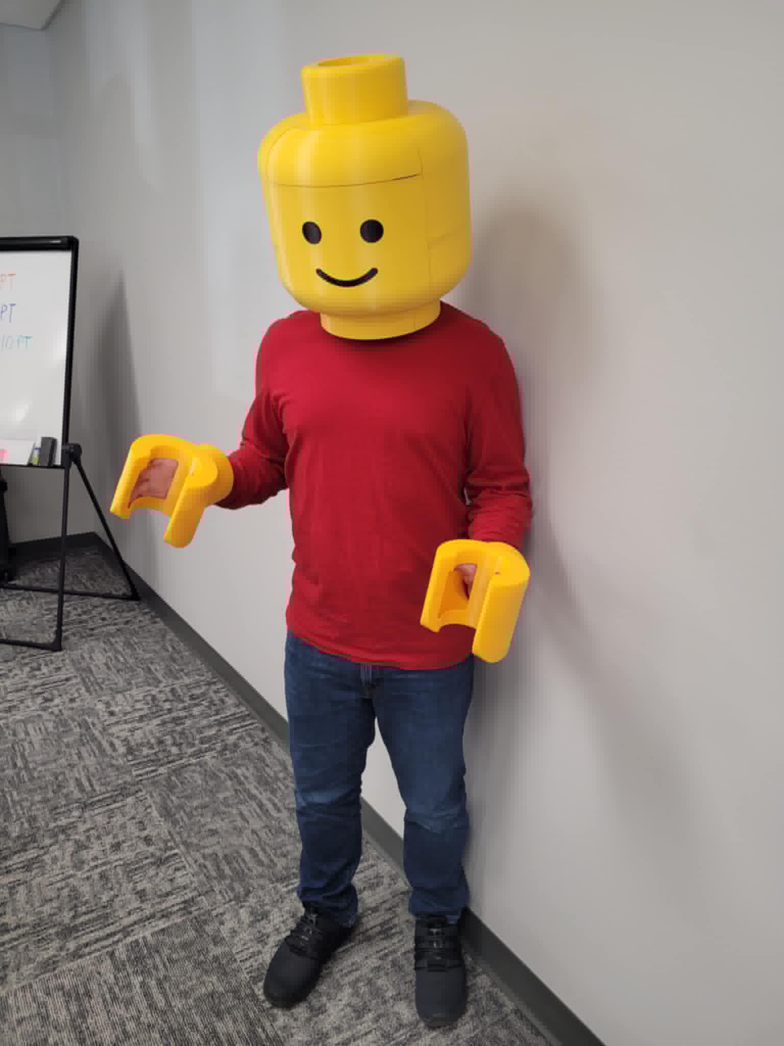 Wearable Lego Head