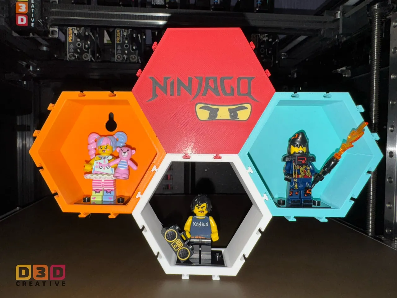 Hexes for LEGO mini figures (reworked version) & now with blanking