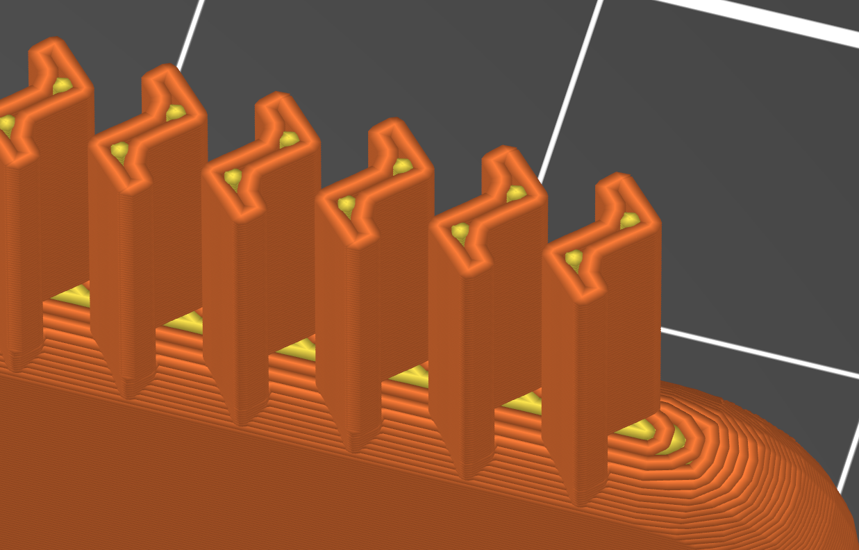 Zig-zag nit comb — miniatura 2