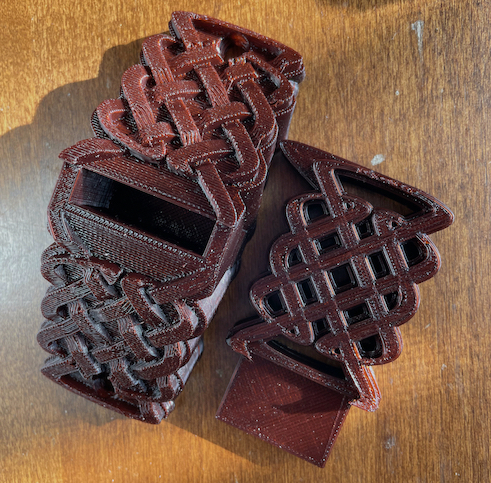 Celtic Knot Mounted Coat Hanger 3D model