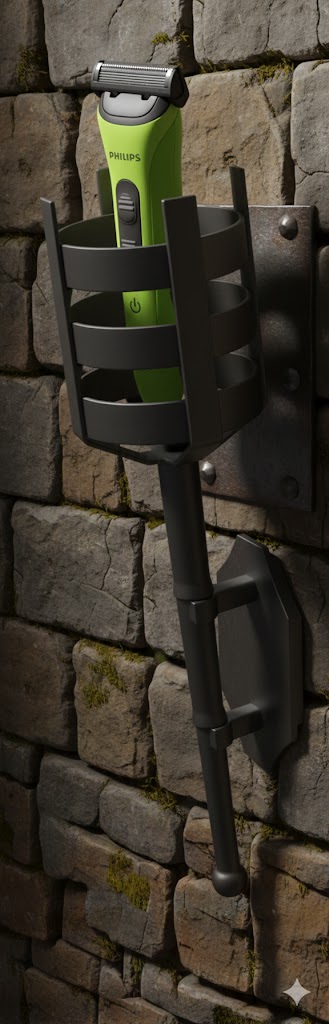 Medieval wall torch / Philips One Blade Wall mount
