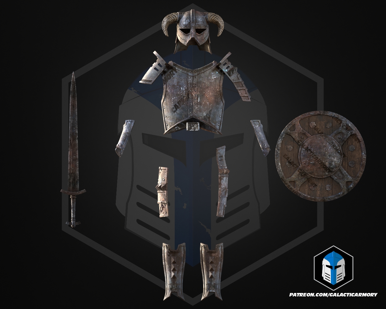 Skyrim Full Iron Armor Set - 3D Print Files