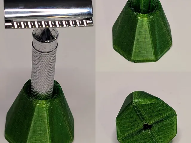 Simple safety razor stand