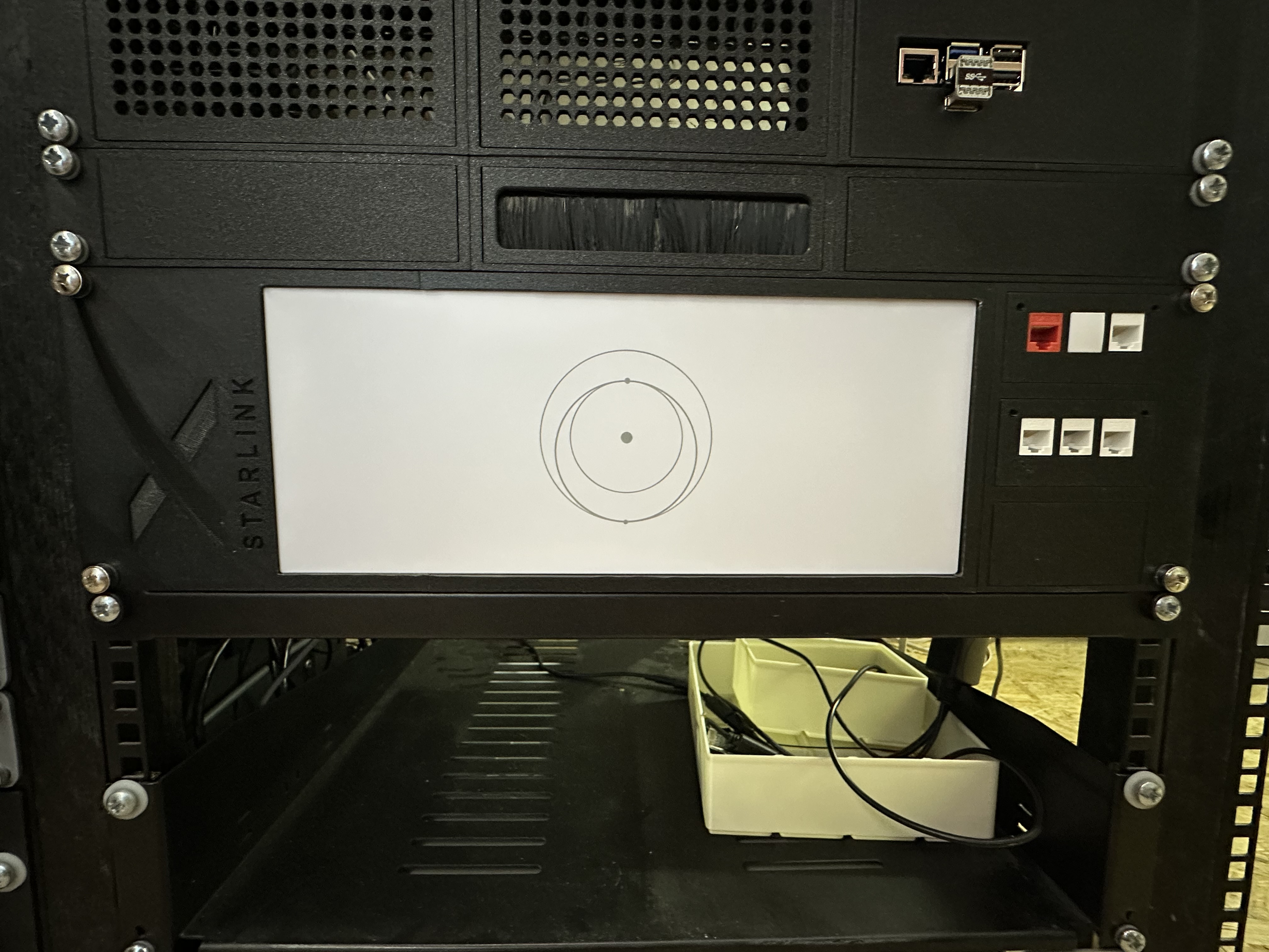 19" 3U Rack for Starlink Router V3 + 3 Moduler trays