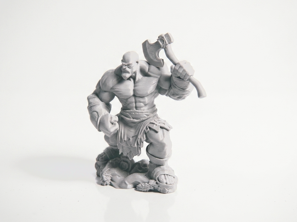 Buff Kratos Figurine Gaming Character 3D Printable