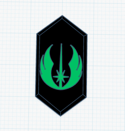 Mandalorian Jedi Chest Diamond