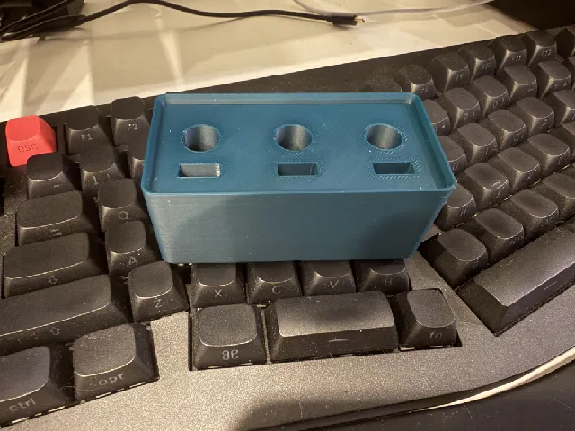 Gridfinity Flashforge 5M/Pro nozzle storage 3x2