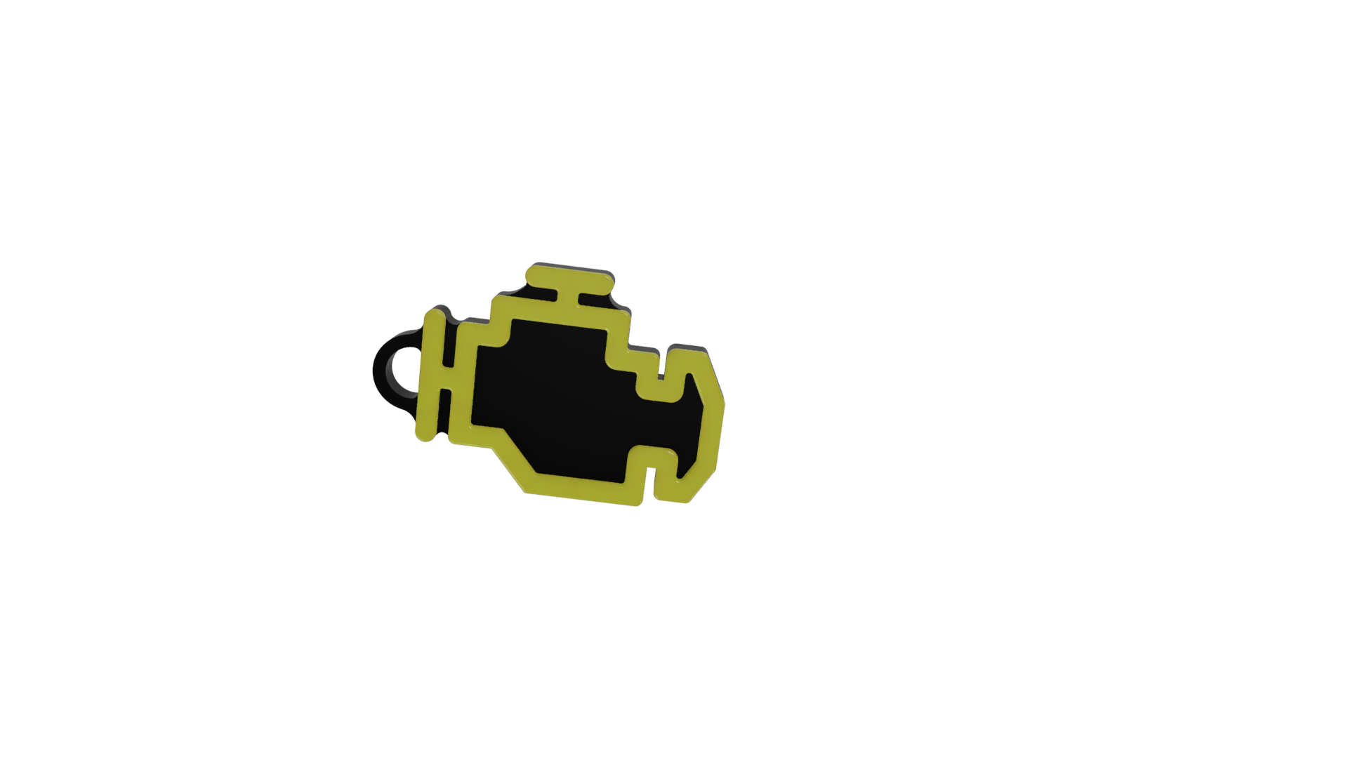 Check engine keychain