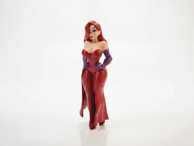 Elegant Woman Figurine Female Character 3D Printable