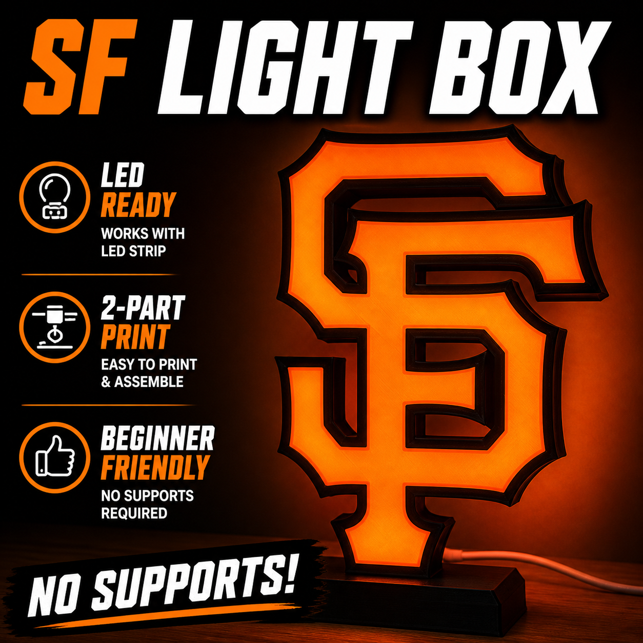 San Francisco Giants LED Light Box