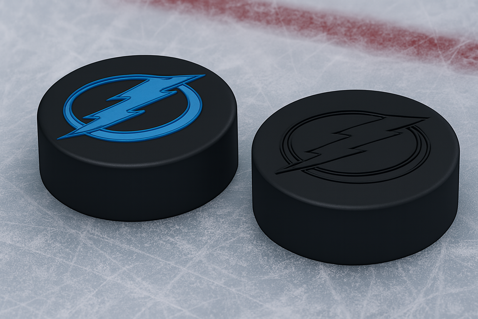 Tampa Bay Lightning NHL Hockey Puck Logo