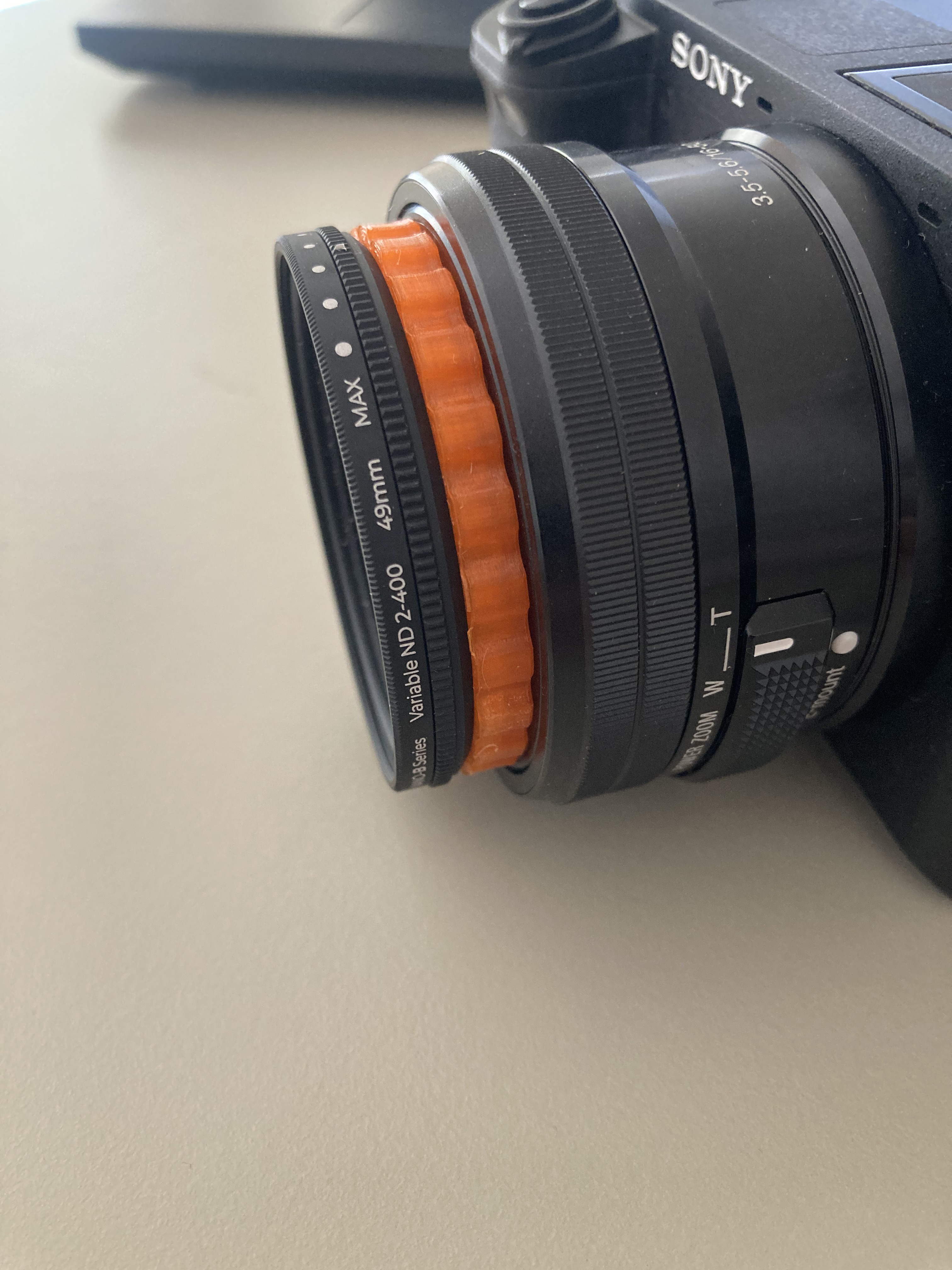 Sony vnd filter step up ring 40.5-49.0 mm
