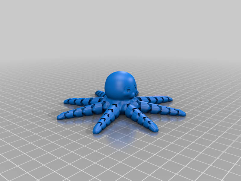 Articulated octopus por duckydude8 descargar modelo stl gratuito
