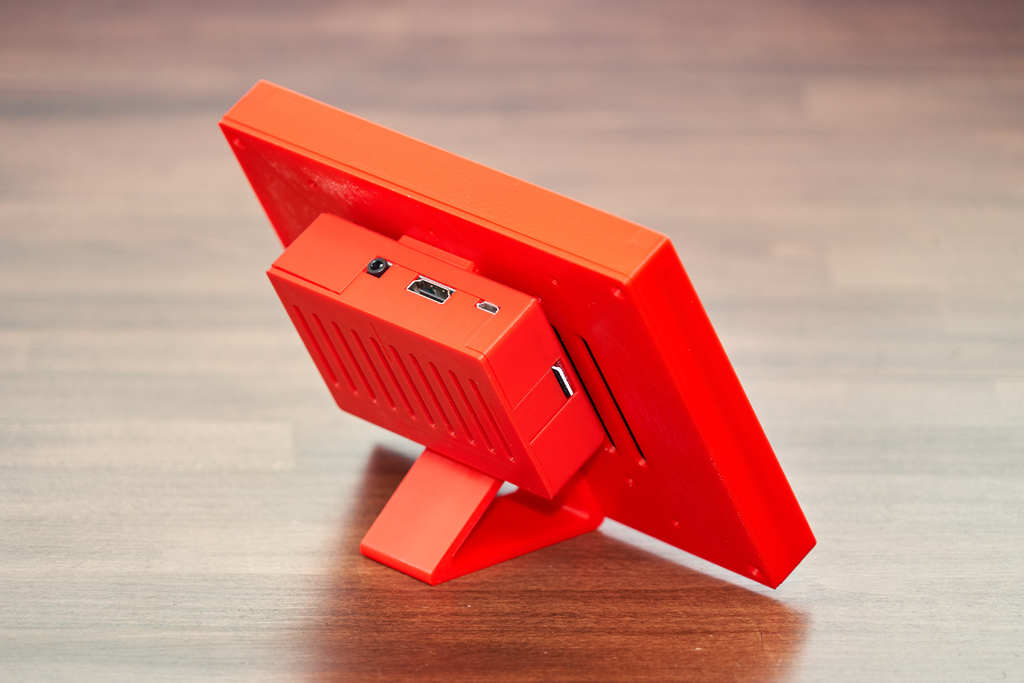 Desktop pi3b 4b mount for hdmi lcd por ywabiko descargar modelo stl