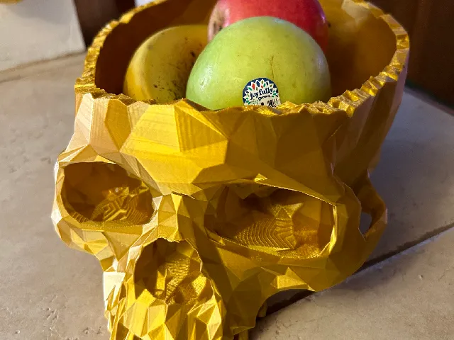 Semi-LowPoly Skull Bowl
