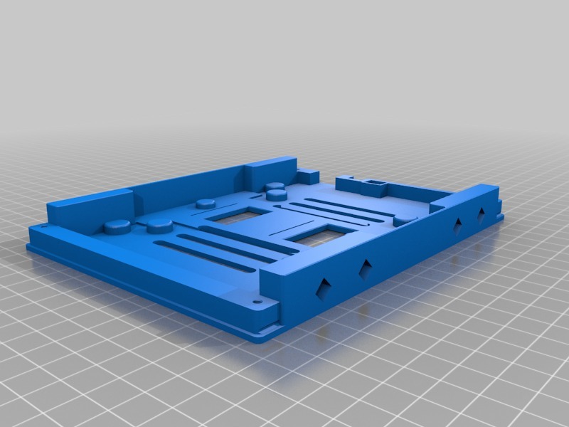 Miniatura 8 do modelo 3D Waveshare 7" HDMI LCD (C) Case