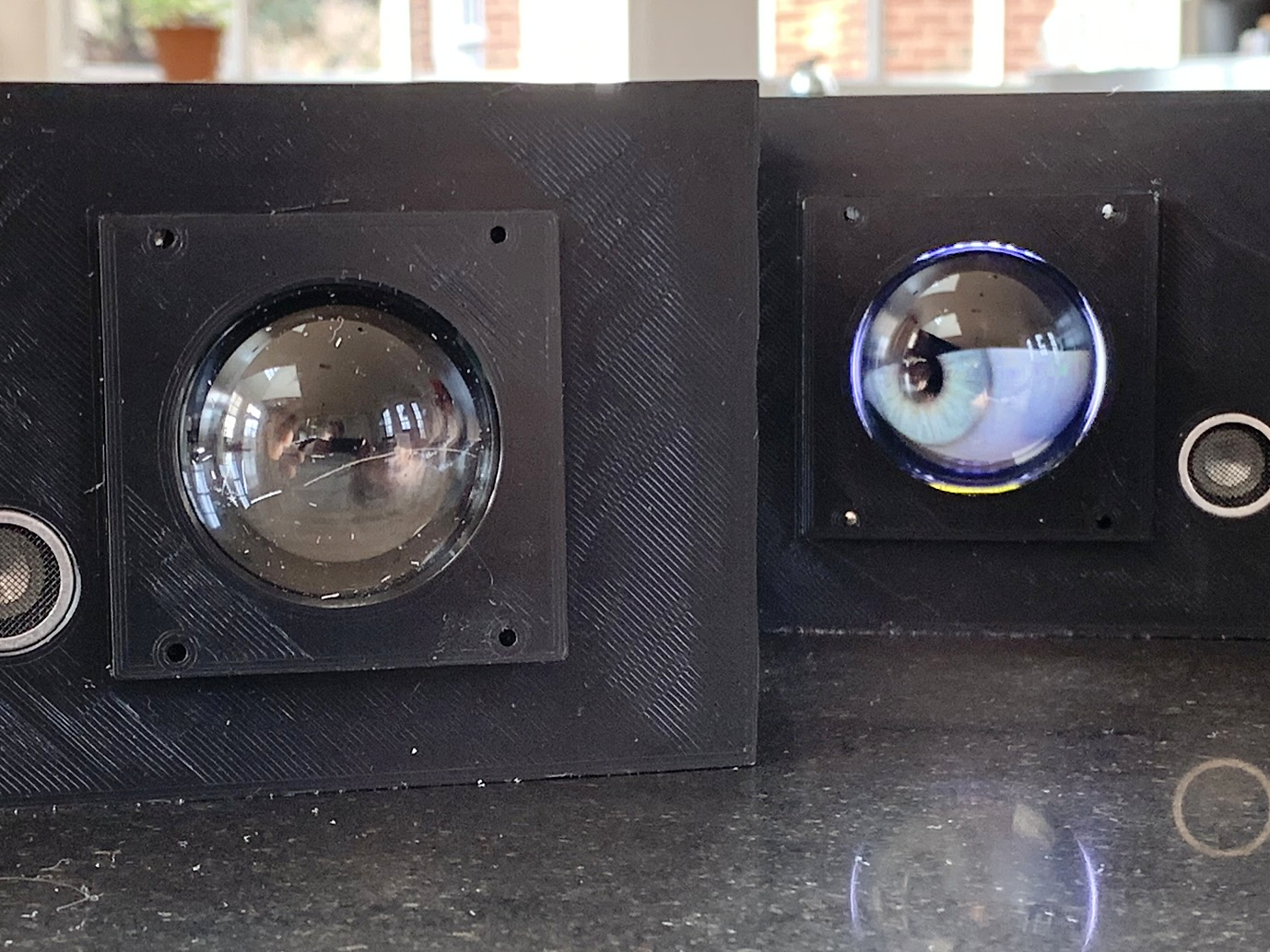 Case for Adafruit Animated Eyes for Raspberry Pi W/ US100 by