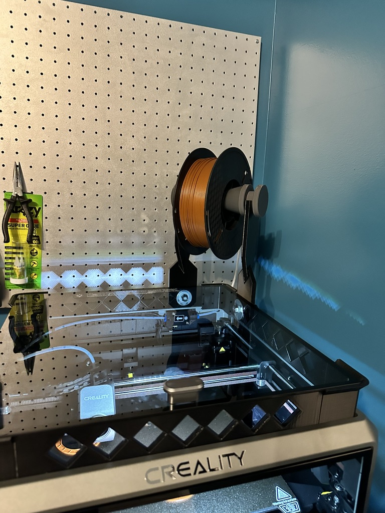 K1 Max Spool Holder for Creality K1 - K1 Max Riser by Fred Boisselier ...