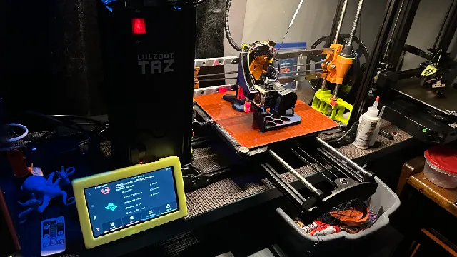 Lulzbot Taz 6 X Linear Rails MOD