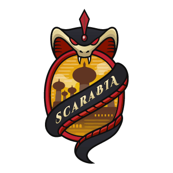 Scarabia School Uniform Arm Crest - Twisted Wonderland - FDM/MSLA