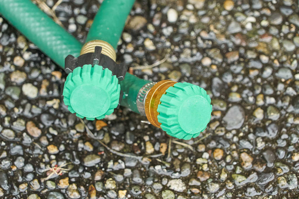 Garden Hose Cap by ywabiko Download free STL model