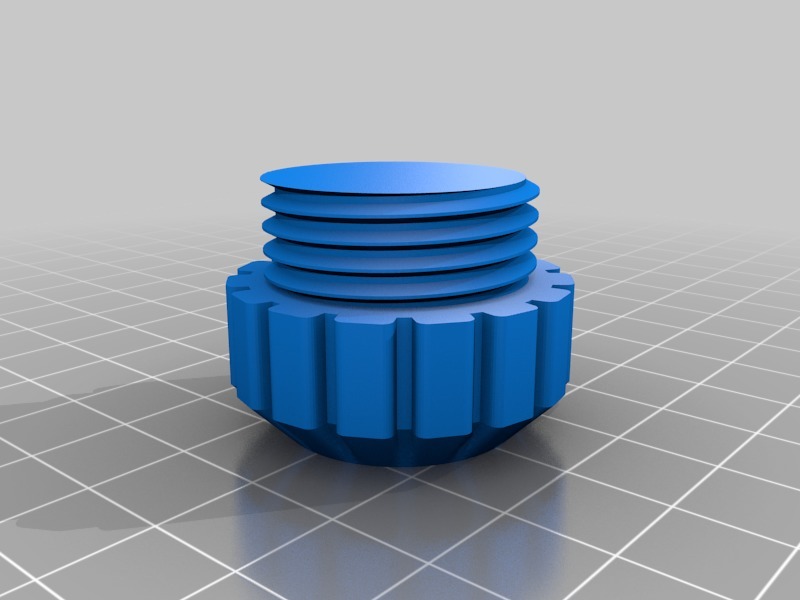 Garden Hose Cap by ywabiko Download free STL model