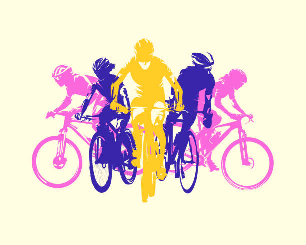 Cycling, mountain biking and road cycling