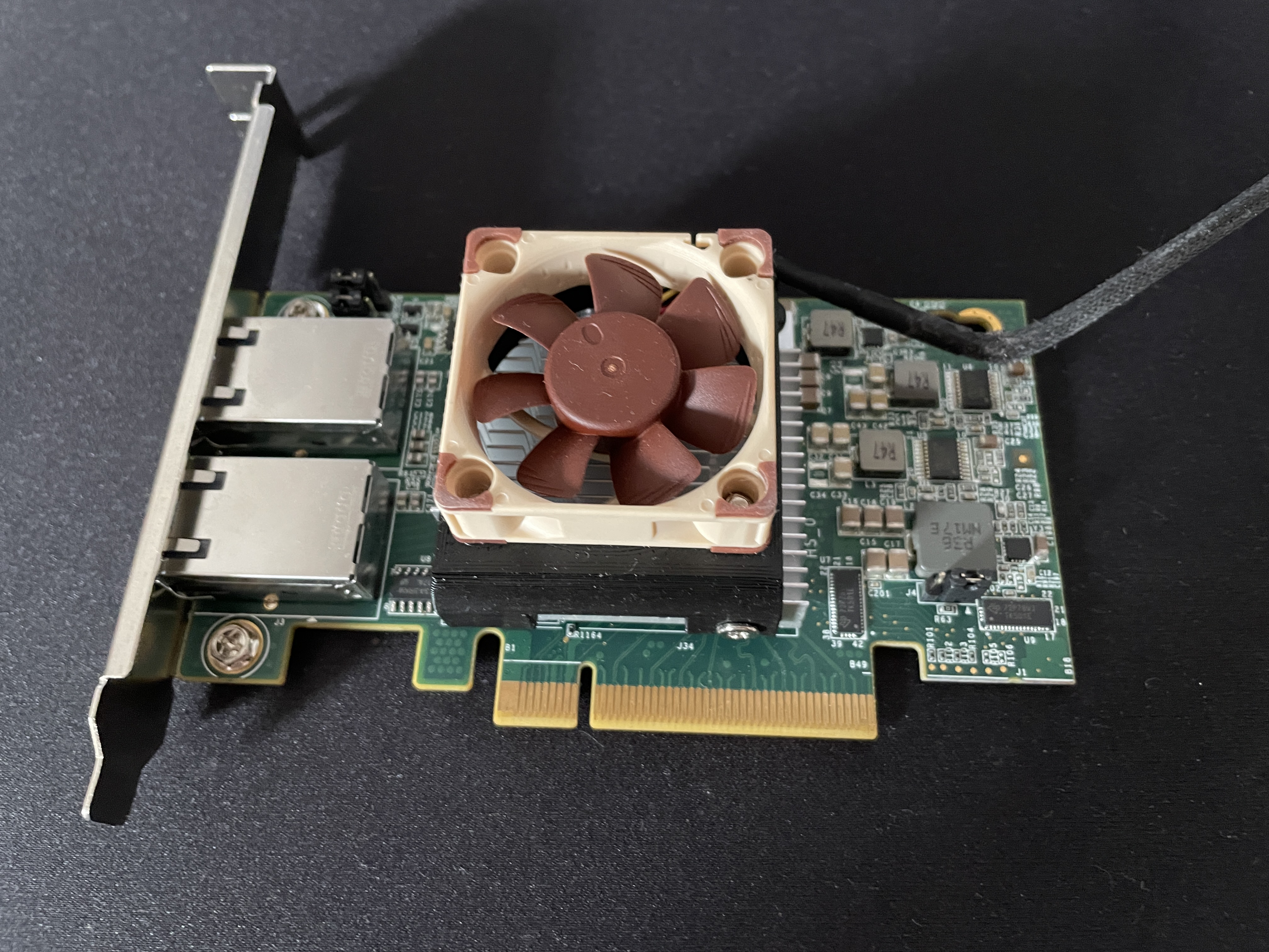 Intel/Inspur X540-T2 10G Dual RJ45 Fan Holder