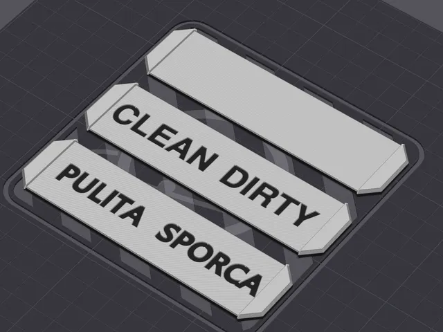 Dishwasher Indicator - Blank template + ITA