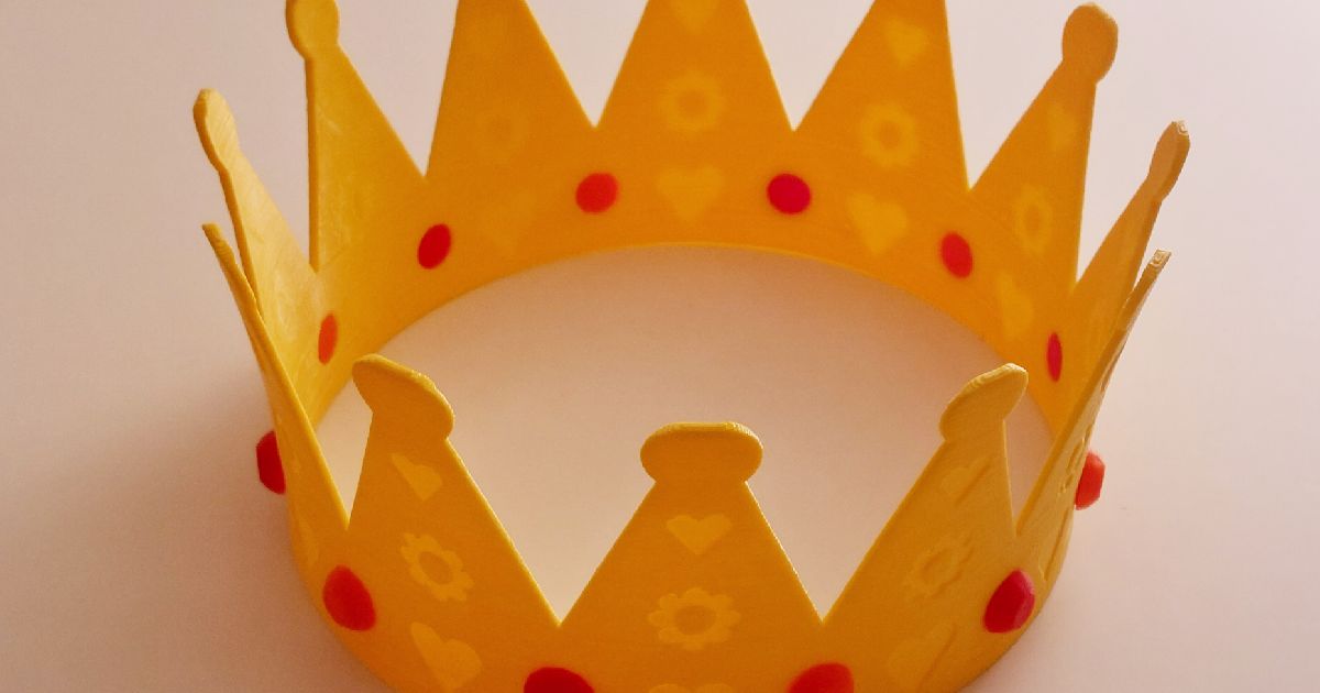 Crown - Easy to print by ron | Download free STL model | Printables.com