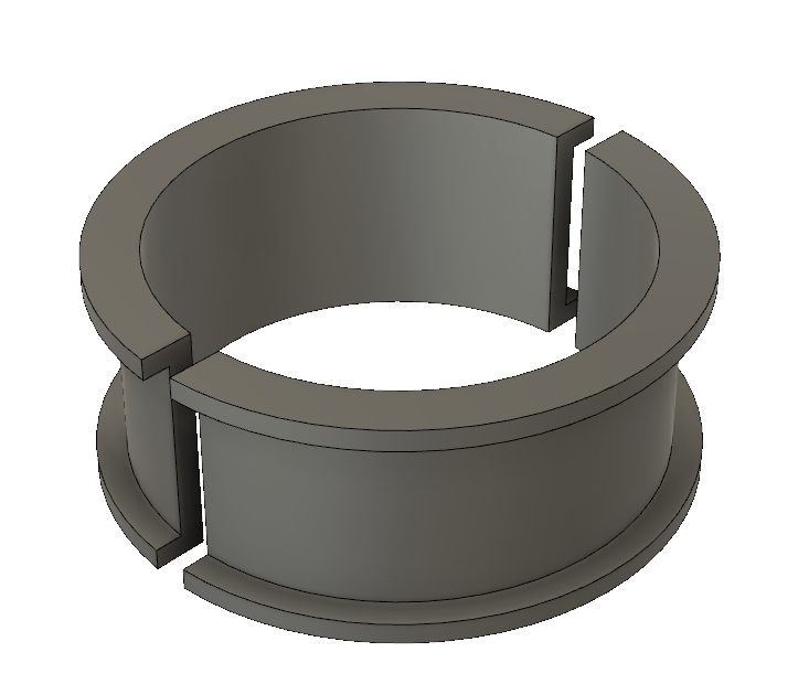Adapter for 65mm Drill Press Stand for https://www.printables.com/model/820914-flexible-hose-for-dust-extraction