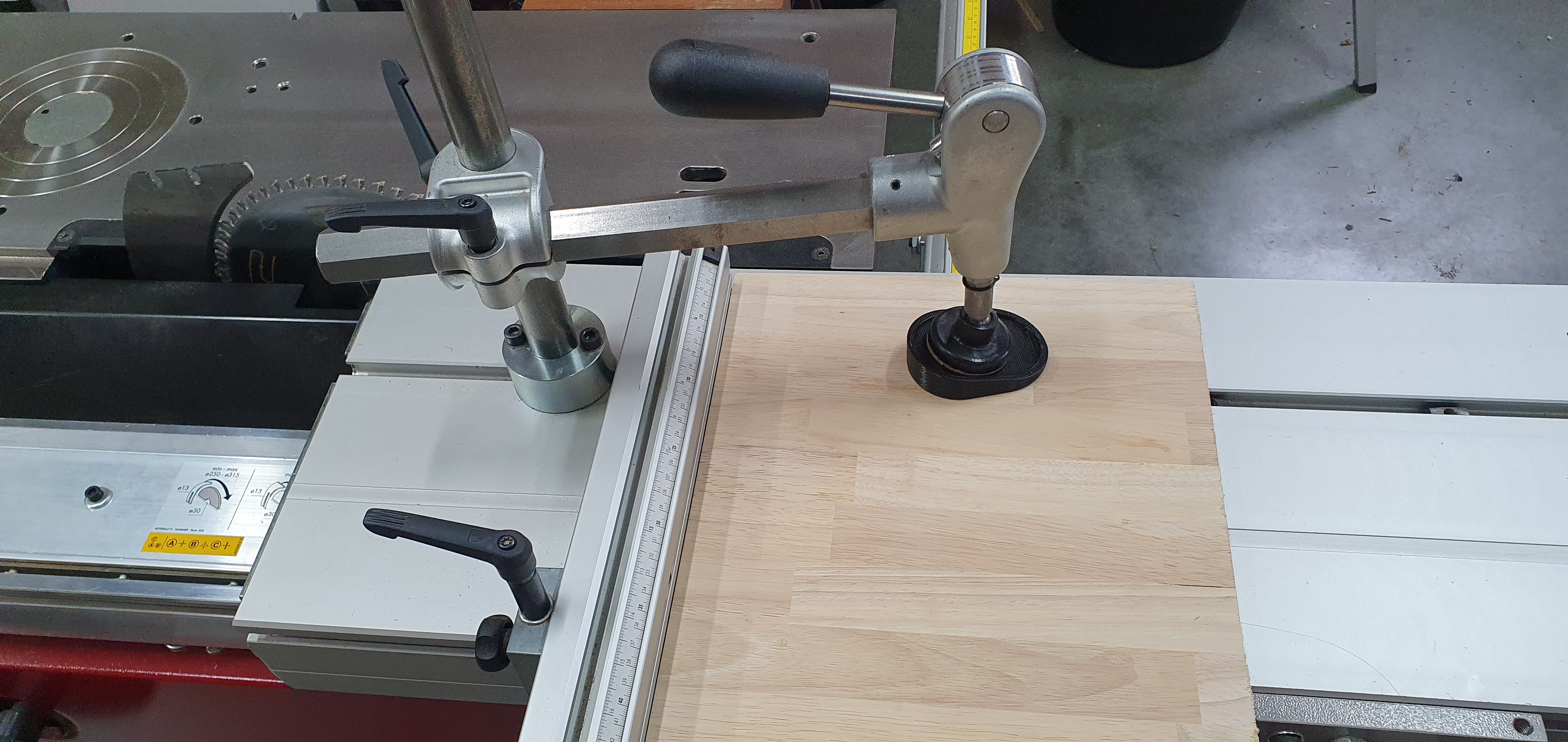 Felder eccentric clamp block