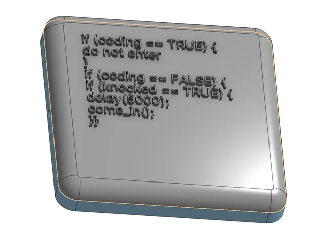 Code door sign