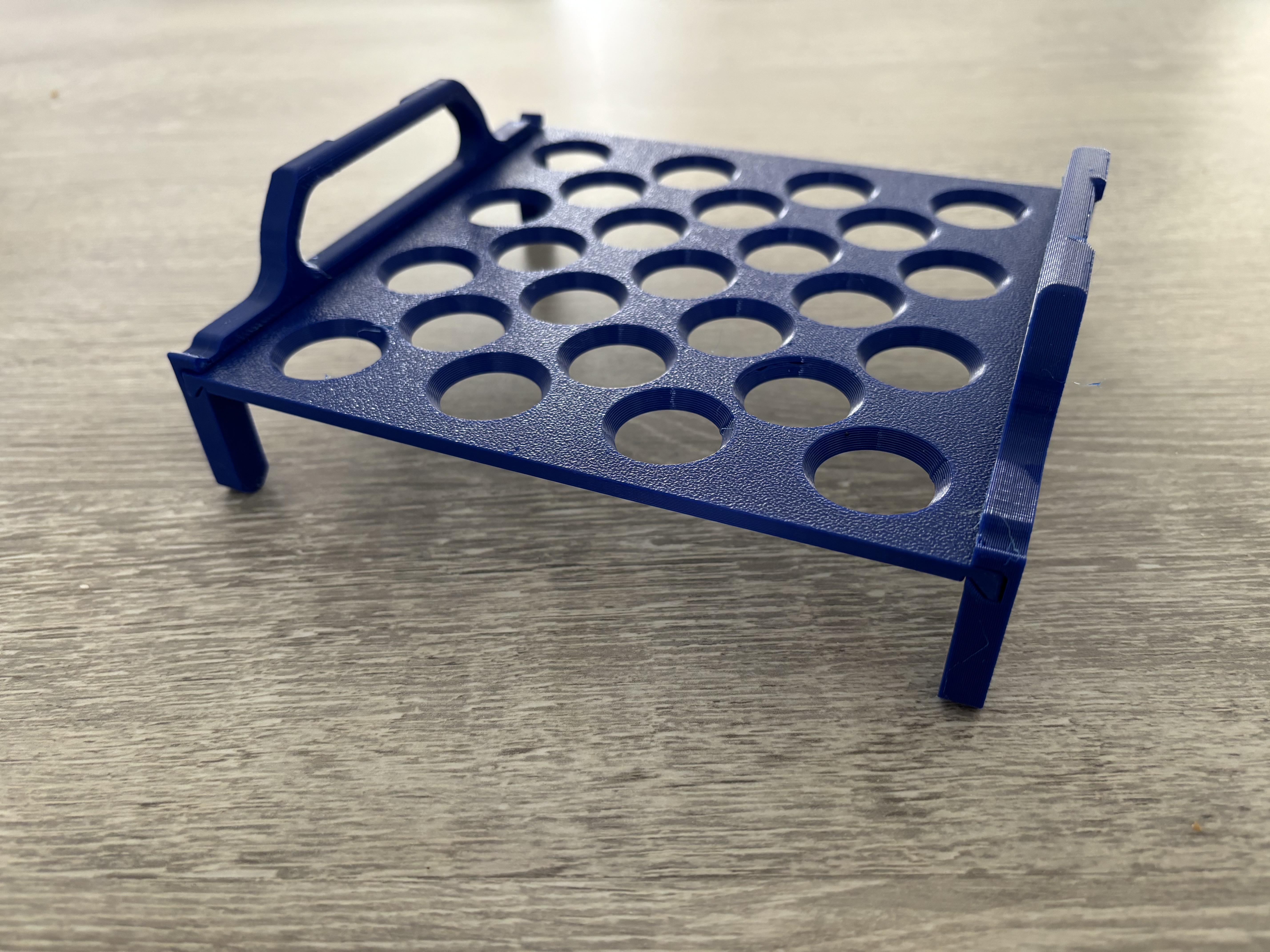 Miniatura 5 do modelo 3D Quail Egg Tray (stackable)